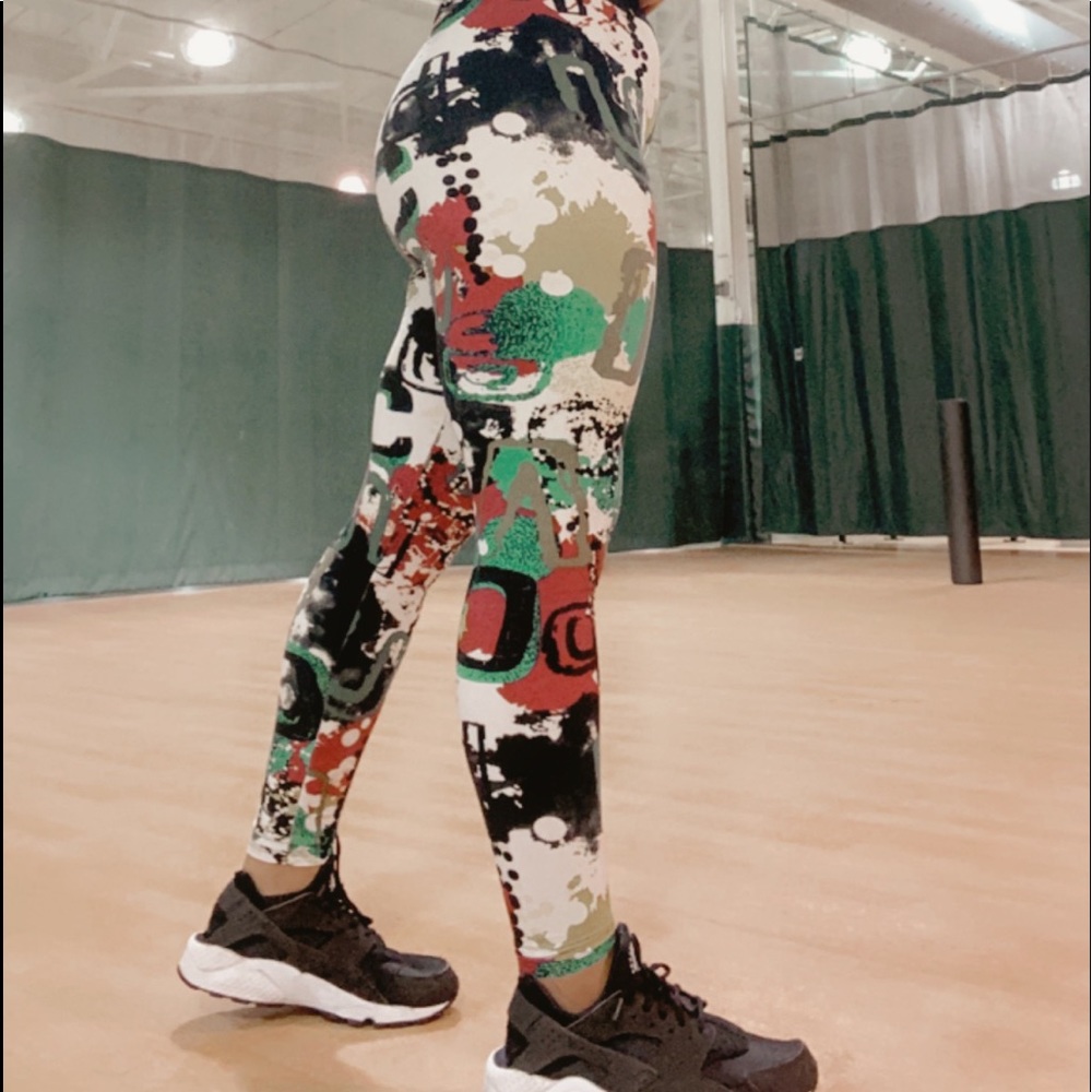Royal Line Up Fitness Graffiti Leggings